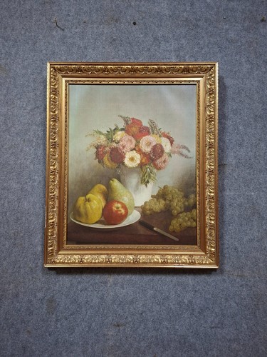 Nature morte aux fleurs - , et