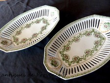 Superbe paire corbeille fruits