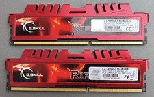 Kit mémoire RAM 2x2Go DDR3 PC12800 GSKILL