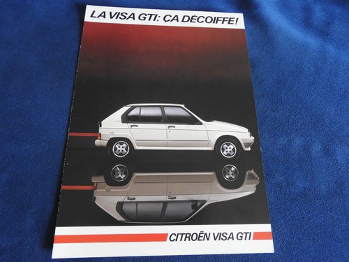 Catalogue citroen visa gti - catalogue,