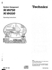 Technics SC-EH750 SH-EH750
