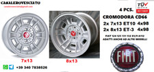 4 Jantes alliage Fiat Cromodora CD66 7X13 8x13 4x98 13 pouces jantes felgen