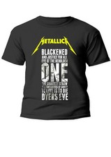 Tee shirt Metallica And justice... 100% coton