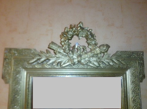 Miroir ancien dans état - miroir,