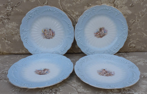 Assiettes limoges 1900 - assiettes,