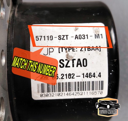 Honda crz zf1 abs anti - crz, lock