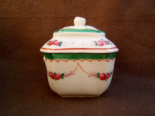 Ancien sucrier porcelaine - ancien,