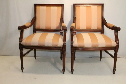 Pair french louis - pair, xv