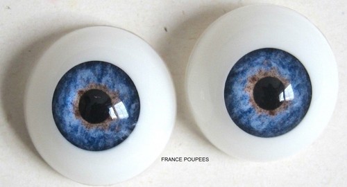 Yeux 12mm demi - demi, rond