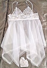 Nuisette voile & dentelle +