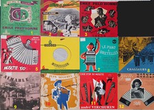 1 Disque vinyle 33 tours 1/3 année 50 musette aux choix dans la liste 