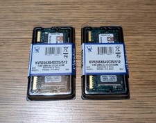 Kingston Ram Lot X2 DDR Sodimm 512mb 266Mhz Non Ecc