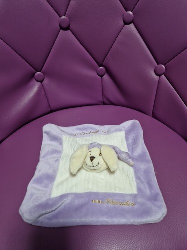 Doudou plat lapin - , mauve