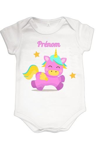 Body bébé licorne - , mignon