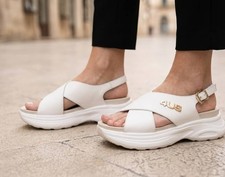 Sandales Femme Blanc Cesare