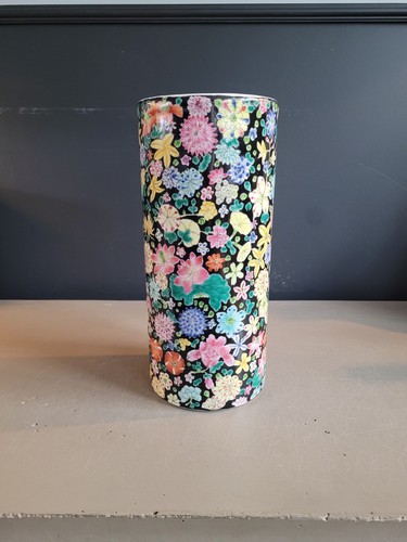 Vase rouleau chinois peint - , à