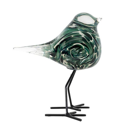 Décoration verre moineau
