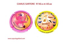 2 Capsules de champagne - CAMUS SARTORE N°A0.a  et A0.aa