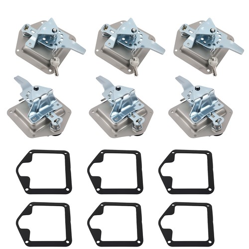 Trailer door latch handle - door, t-handle