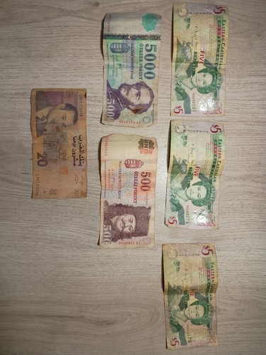 Lot monnaies billets - et,