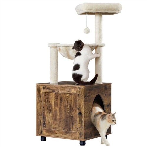 Petit arbre chat avec - à,