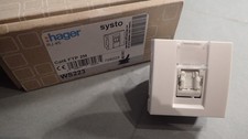 Systo WS223 - Prise RJ45 Cat.6 FTP 2 modules BLANCHE