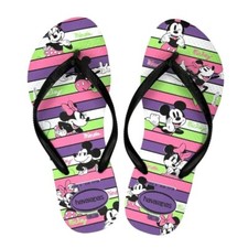 HAVAIANAS Tongs Disney mickey minnie violet slim roxo prisma Taille 39/40