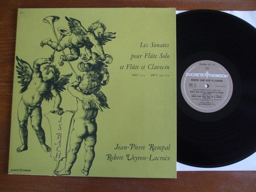 Bach sonates pour flute - lp,