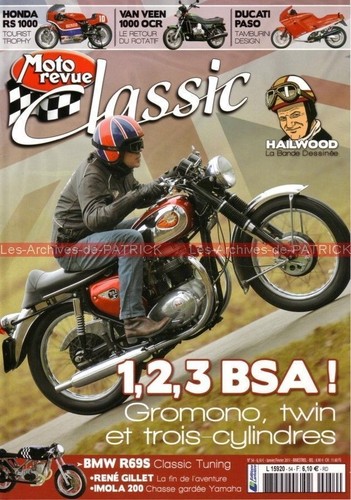 Moto revue classic bsa b441 - moto,