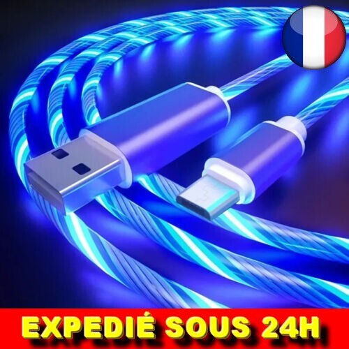 Câble lumineux type c - lumineux,