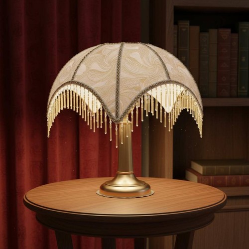Abat jour vintage franges - abat-jour,