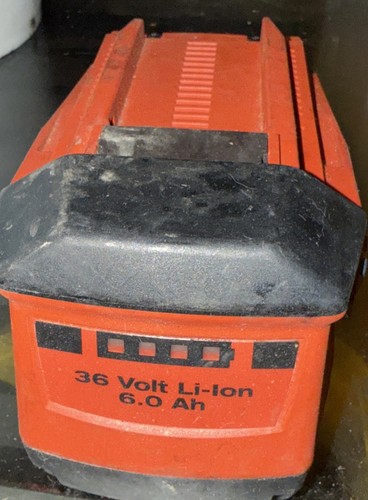 Hilti 36v 6ah ion battery - hilti,
