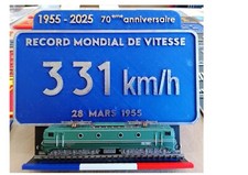 Plaque du record mondial de
