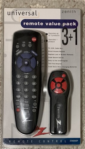 Zenith universal remote - zenith,