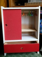 Unique ARMOIRE Bois Velour