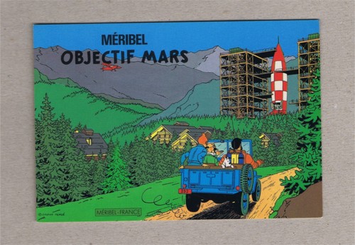 Tintin hergé carte postale - tintin,