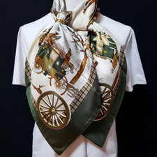 RARE VINTAGE HERMES Foulard en