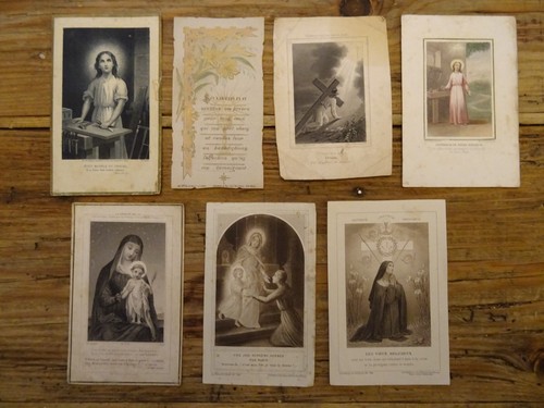 Lot images pieuses - de,