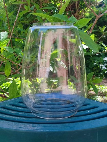 Ancien globe verre - verre, lampe
