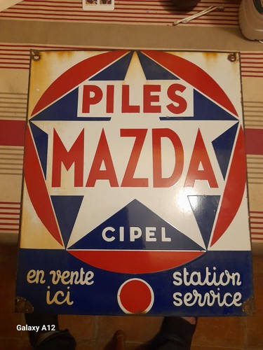 Ancienne plaque émaillée - ancienne,