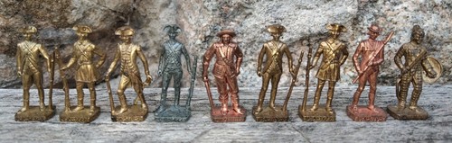 Lot figurines métal soldats - lot,