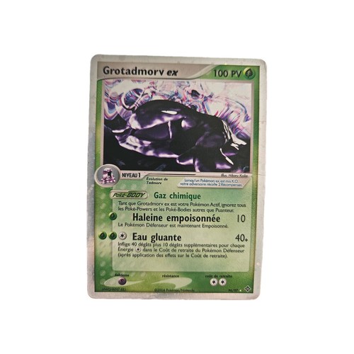 Carte pokémon grotadmorv - carte, ex