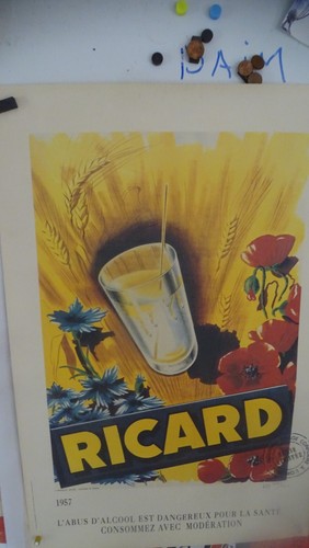 Affiche poster ricard - poster, 1957
