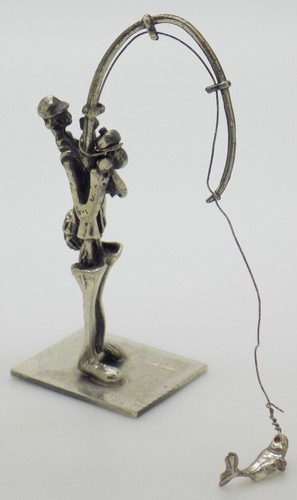 Miniature pêcheur argent - miniature,