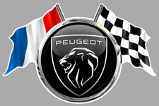 Sticker logo peugeot - sticker,