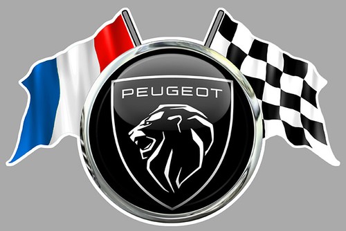 Sticker logo peugeot lion - sticker,