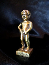 MANNEKEN PIS Figurine bronze Bruxelles petite Fontaine pour Aquarium Terrarium