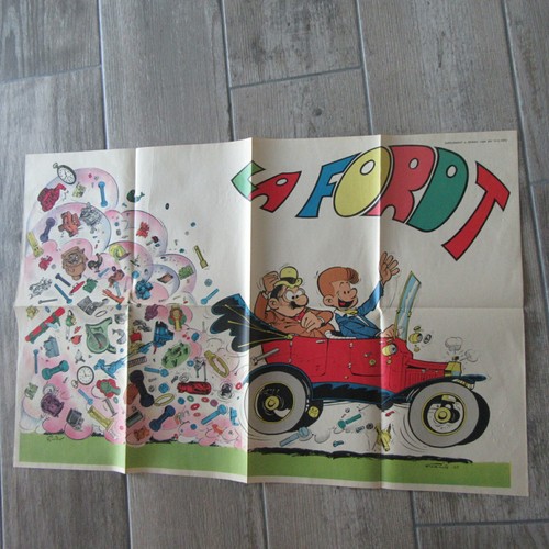 Affiche spirou ford - spirou, la