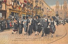 CPA 45 ORLEANS / FETES JEANNE D'ARC / DELEGATION UNIVERSITE DE STRASBOURG