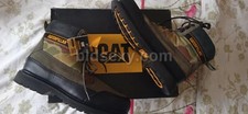 🟠 CAT Caterpillar Footwear x Nigel Cabourn Utah Unisex Black Sneakers Boots 42